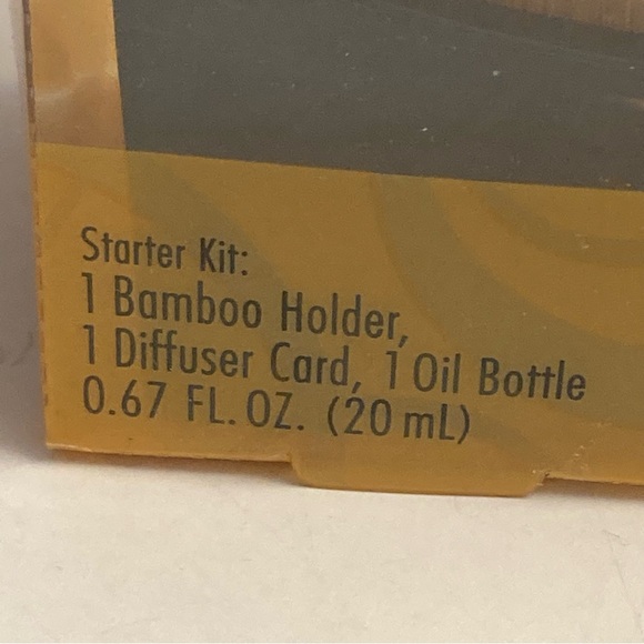 Glade Expressions Oil Diffuser Starter Kit Pineapple Mangosteen Bamboo Holder - Picture 4 of 15